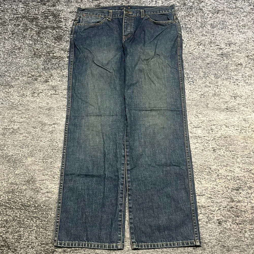J.‎ Crew Jeans Womens 14 (34x31) Blue Relaxed Baggy Straight Denim Preppy Skater